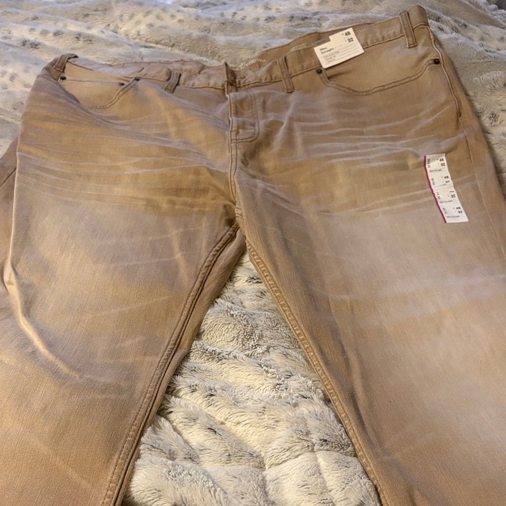 Goodfellow & Co Tan Slim Straight Jeans